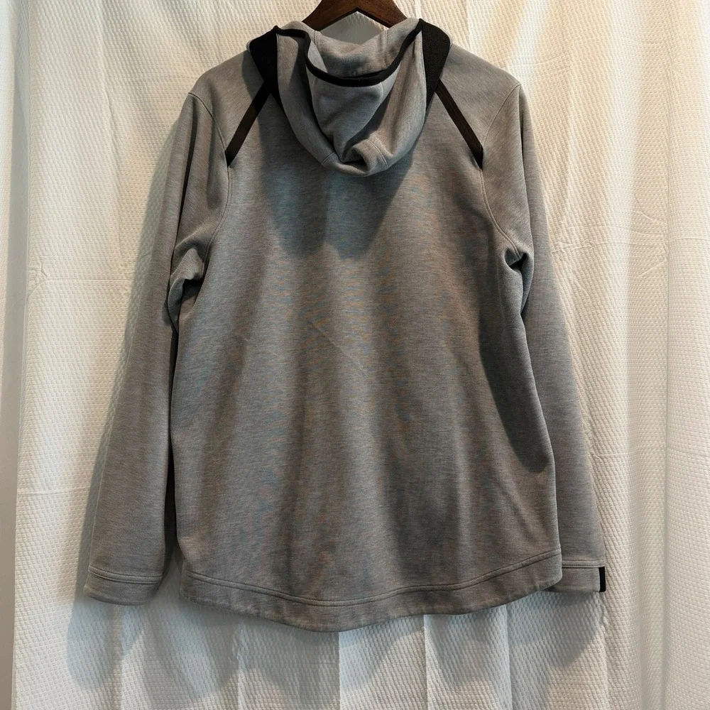 Nike Hoodie Mens Large Grey Therma Flex Showtime Basketball Dri-Fit READ